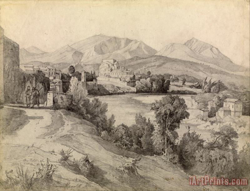 Edmund Kanoldt View of Benevento Art Print