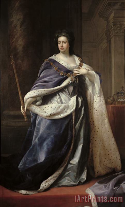 Queen Anne painting - Edmund Lilly Queen Anne Art Print
