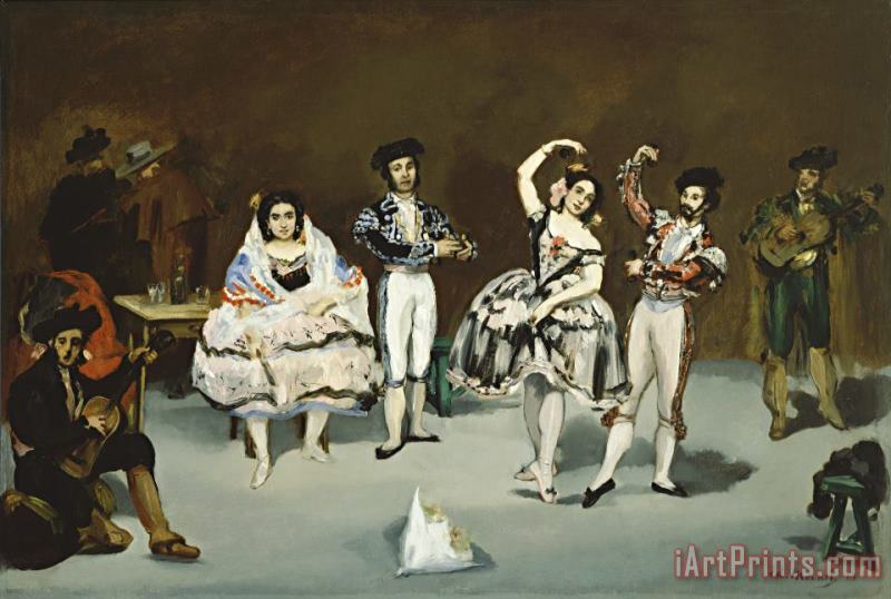 Ballet Espagnol painting - Edouard Manet Ballet Espagnol Art Print