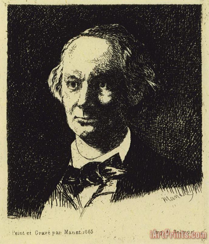 Edouard Manet Baudelaire Art Print