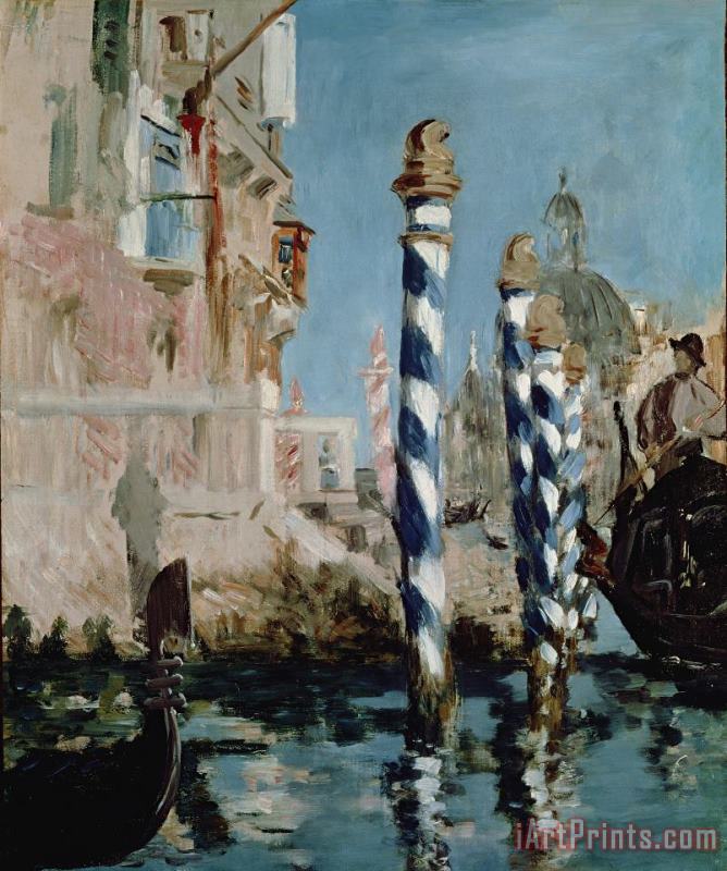 Edouard Manet Grand Canal Art Painting