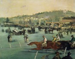 Edouard Manet Horse Racing painting