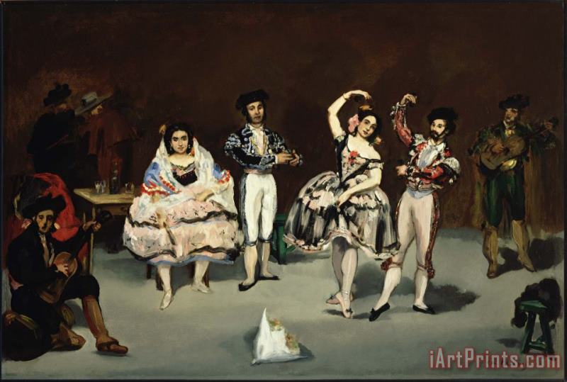 Spanish Ballet painting - Edouard Manet Spanish Ballet Art Print