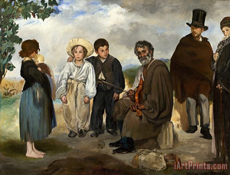 The Old Musician painting - Edouard Manet The Old Musician Art Print