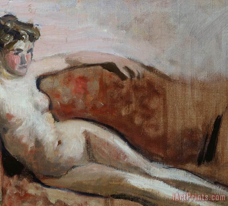 Edouard Vuillard Reclining Nude Art Painting