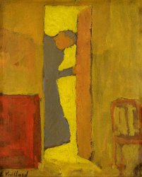 Edouard Vuillard The Artist's Mother Opening a Door