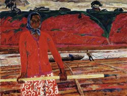 Eduard Georgievich Bragovsky Logging on The Vetluga, 1964