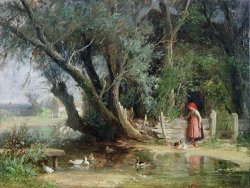 Eduard Heinel The Duck Pond