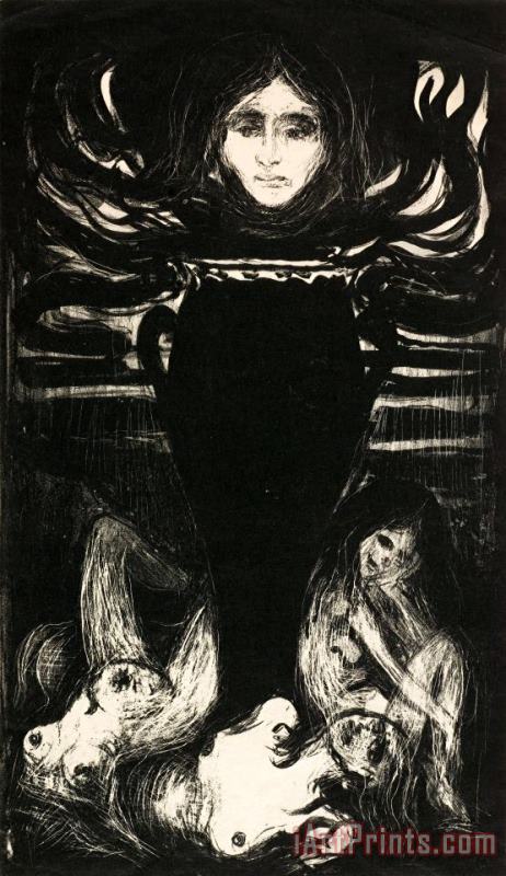 The Urn painting - Edvard Munch The Urn Art Print