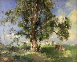 Edward Arthur Walton The Old Ash Tree painting