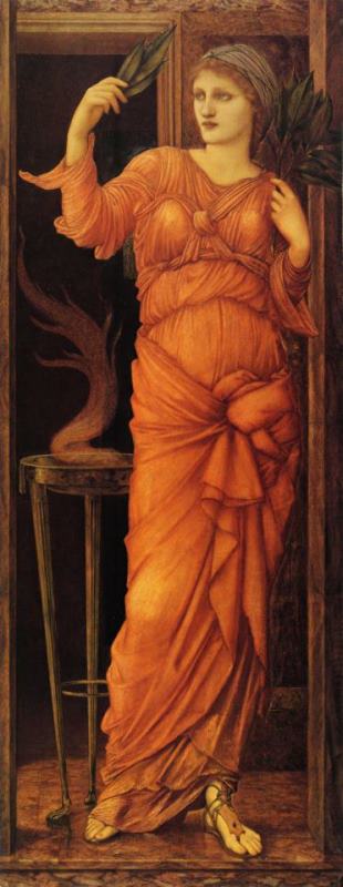 Sibylla Delphica painting - Edward Burne Jones Sibylla Delphica Art Print