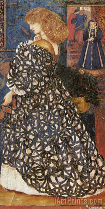 Sidonia Von Bork painting - Edward Burne Jones Sidonia Von Bork Art Print
