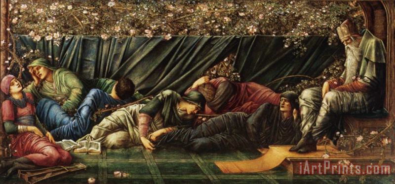 The Briar Rose II The Council Chamber painting - Edward Burne Jones The Briar Rose II The Council Chamber Art Print