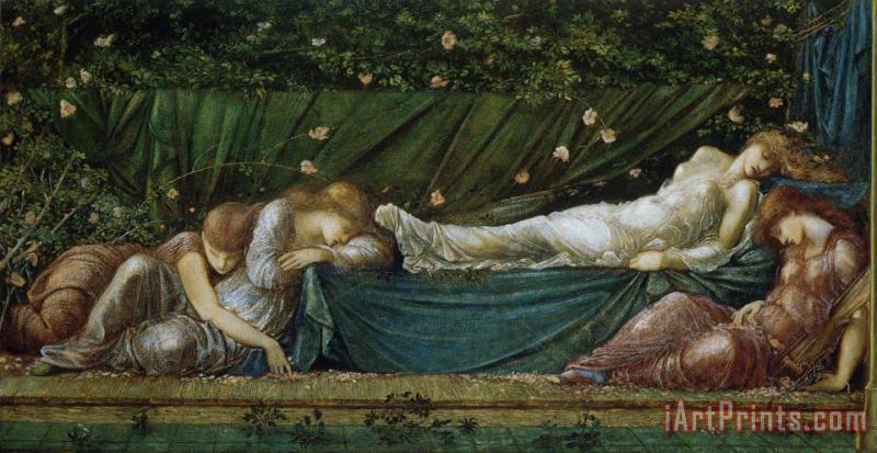 The Briar Rose III The Rose Bower painting - Edward Burne Jones The Briar Rose III The Rose Bower Art Print
