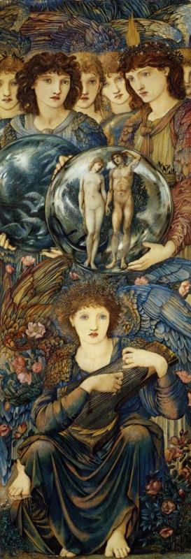 The Days of Creation The Sixth Day painting - Edward Burne Jones The Days of Creation The Sixth Day Art Print
