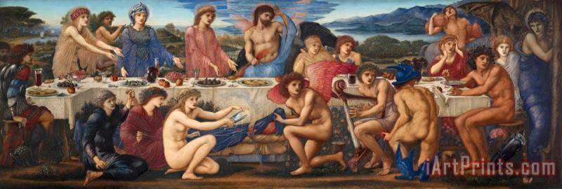 Edward Burne Jones The Feast of Peleus Art Print