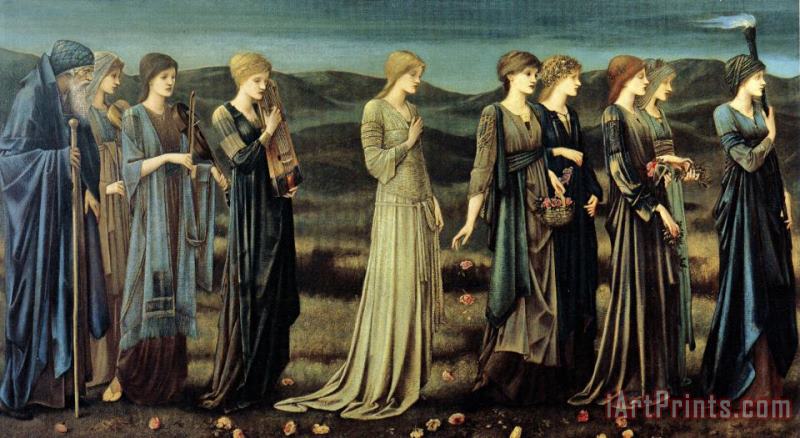 Edward Burne Jones The Wedding of Psyche Art Print