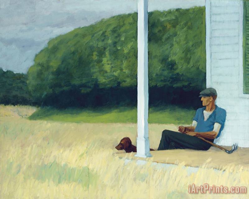 Edward Hopper Clamdigger Art Print