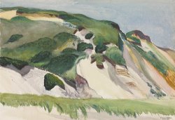 Edward Hopper Dune At Truro painting