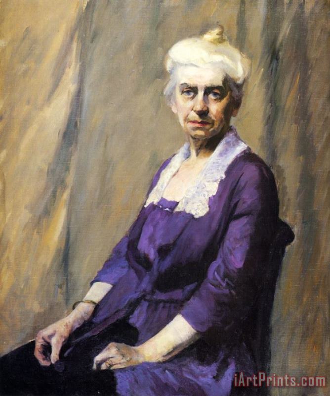 Edward Hopper Elizabeth Griffiths Smith Hopper The Artist's Mother 1916 Art Print