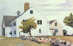 Edward Hopper Farm House At Essex Massachusetts