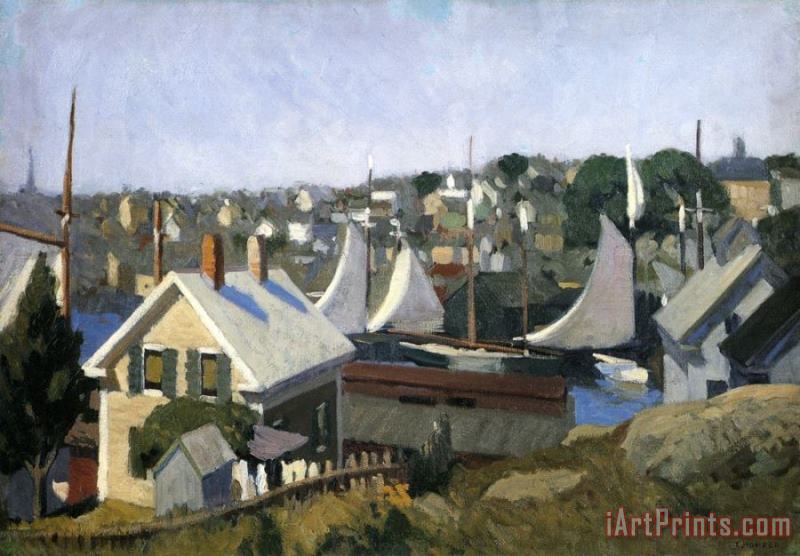 Edward Hopper Gloucester Harbor Art Painting