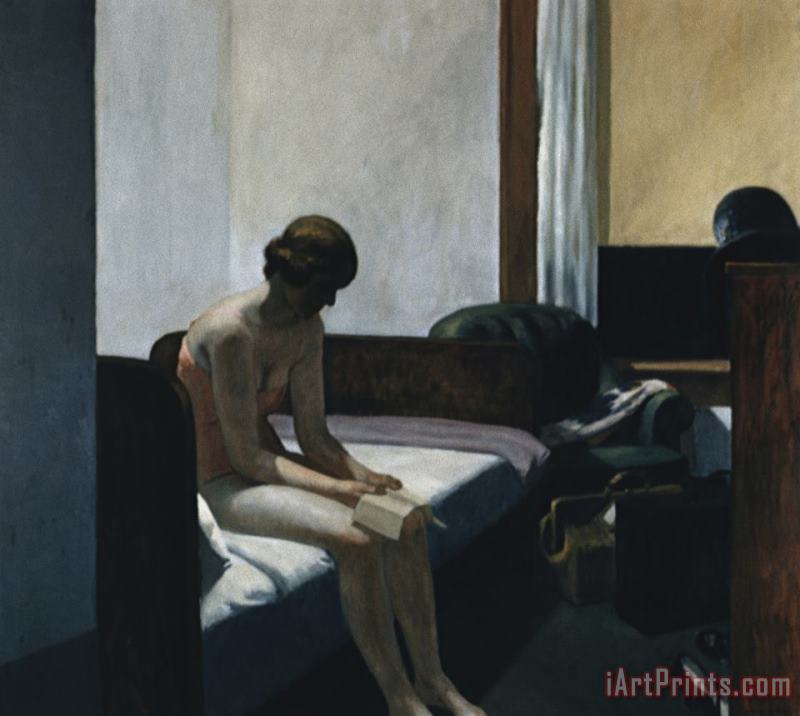 Edward Hopper Hotel Room Art Painting