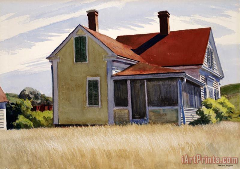 Edward Hopper Marshall's House Art Print