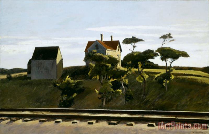 New York, New Haven And Hartford painting - Edward Hopper New York, New Haven And Hartford Art Print