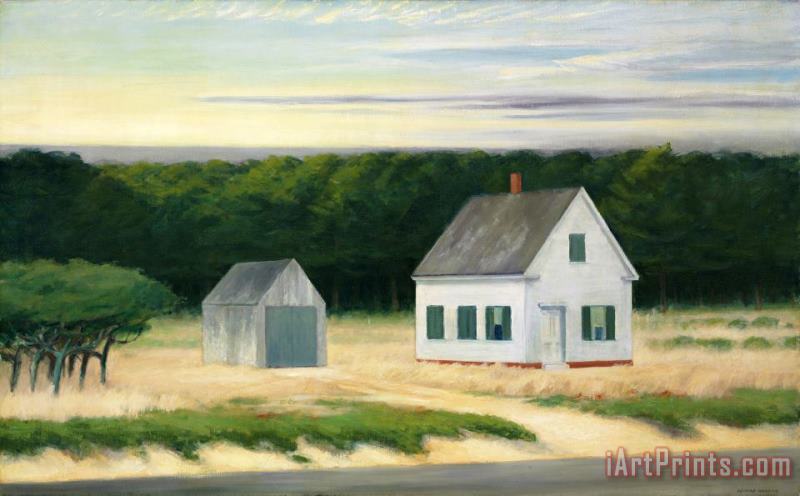 Edward Hopper October on Cape Cod Art Print