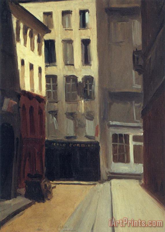 Edward Hopper Paris Street Art Painting