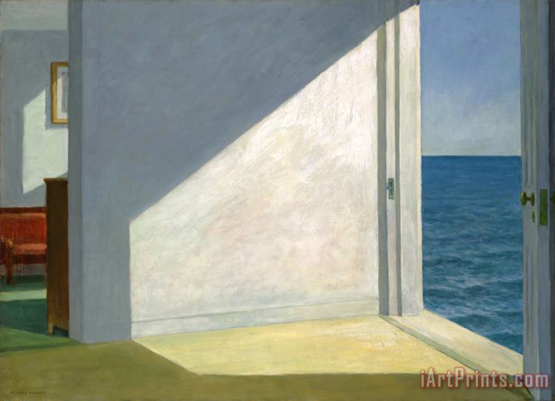 Rooms by The Sea 1951 painting - Edward Hopper Rooms by The Sea 1951 Art Print
