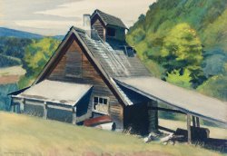 Edward Hopper Vermont Sugar House painting