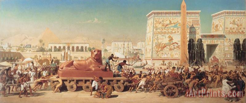 Israel in Egypt painting - Edward John Poynter Israel in Egypt Art Print