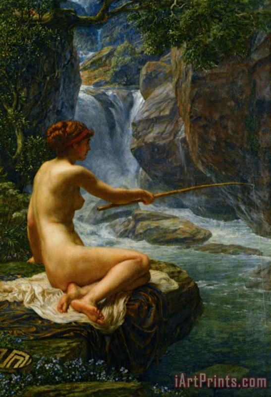 Edward John Poynter The Nymph of The Stream Art Painting