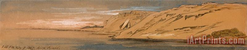 Edward Lear Abu Simbel 2 Art Painting