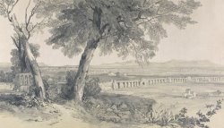 Edward Lear Campagna Of Rome From Villa Mattei painting
