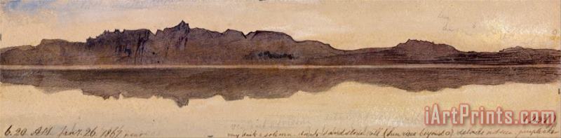 Edward Lear Dawn on The Nile Art Painting