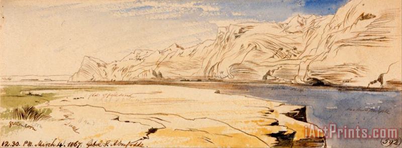 Edward Lear Gebel Sheikh Abu Fodde, 12 30 Pm, 4 March 1867 (592) Art Print