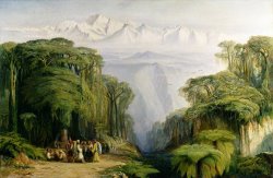 Edward Lear Kinchinjunga from Darjeeling