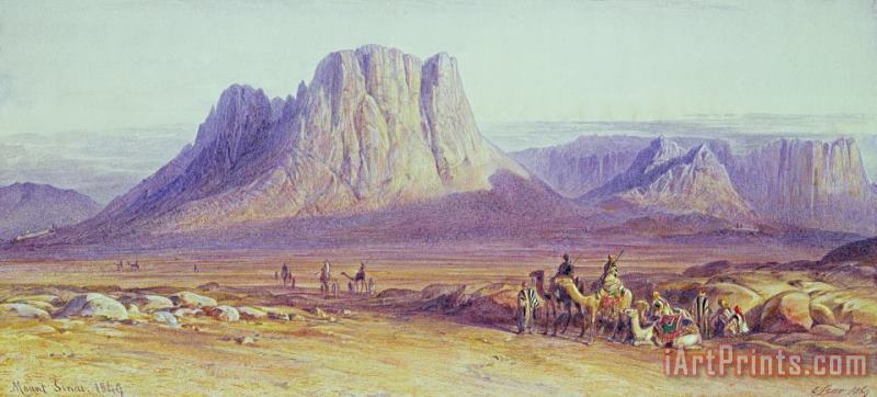 Edward Lear The Camel Train Art Painting