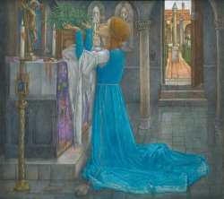 Edward Reginald Frampton Isabella And The Pot Of Basil painting