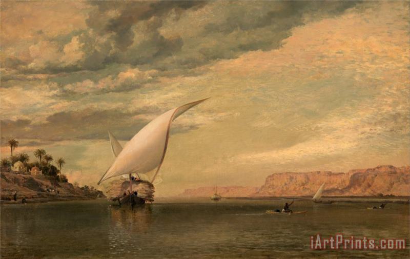 Edward William Cooke On The Nile Art Painting