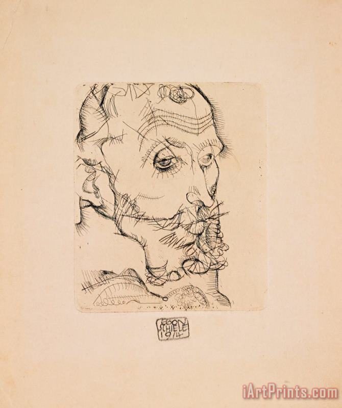 Egon Schiele Portrait of Franz Hauer Art Painting
