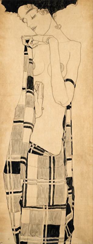 Egon Schiele Standing Girl Art Print