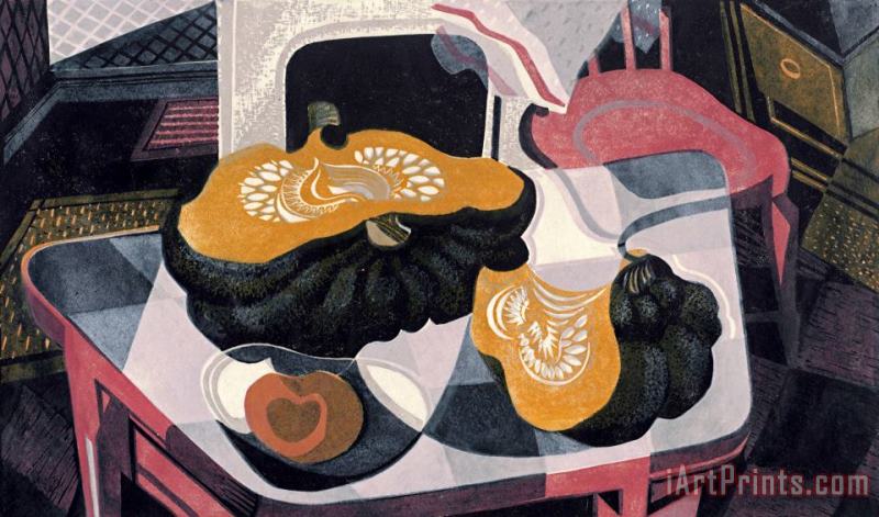 Eileen Mayo Pumpkin Art Print