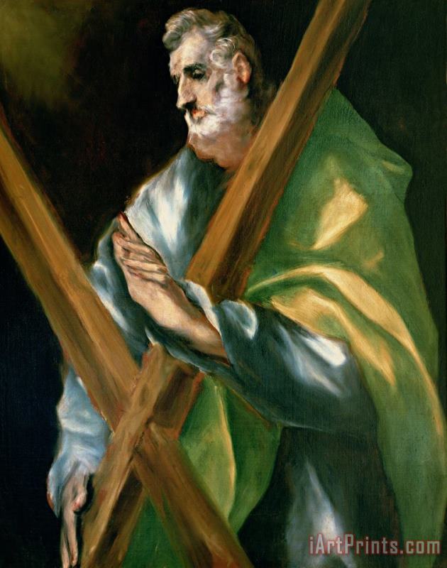 El Greco Domenico Theotocopuli St Andrew Art Print