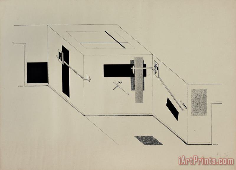 El Lissitzky Kestnermappe Proun, Rob. Levnis And Chapman Gmbh Hannover 6 Art Print