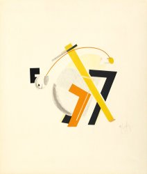 El Lissitzky Old Man, His Head Two Paces Behind