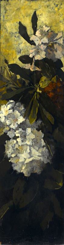 Rhododendrons 2 painting - Elizabeth Boott Duveneck Rhododendrons 2 Art Print